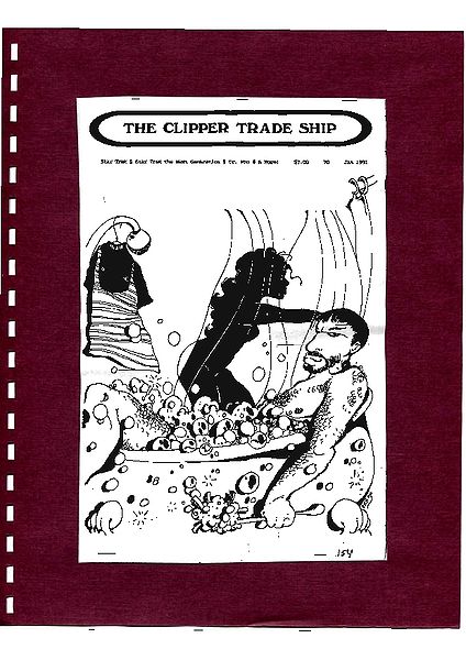 CLIPPER TRADE SHIP magazine side cover Issue 70 January 1991