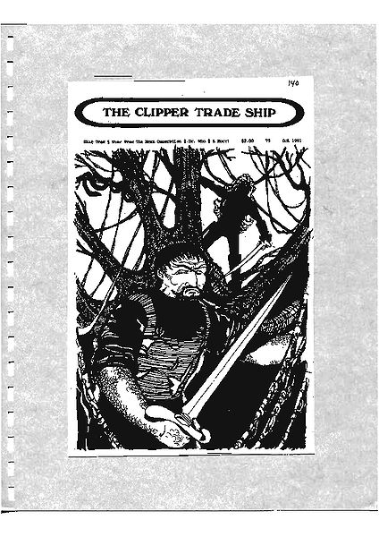 CLIPPER TRADE SHIP magazine side cover Issue 73 December 1991