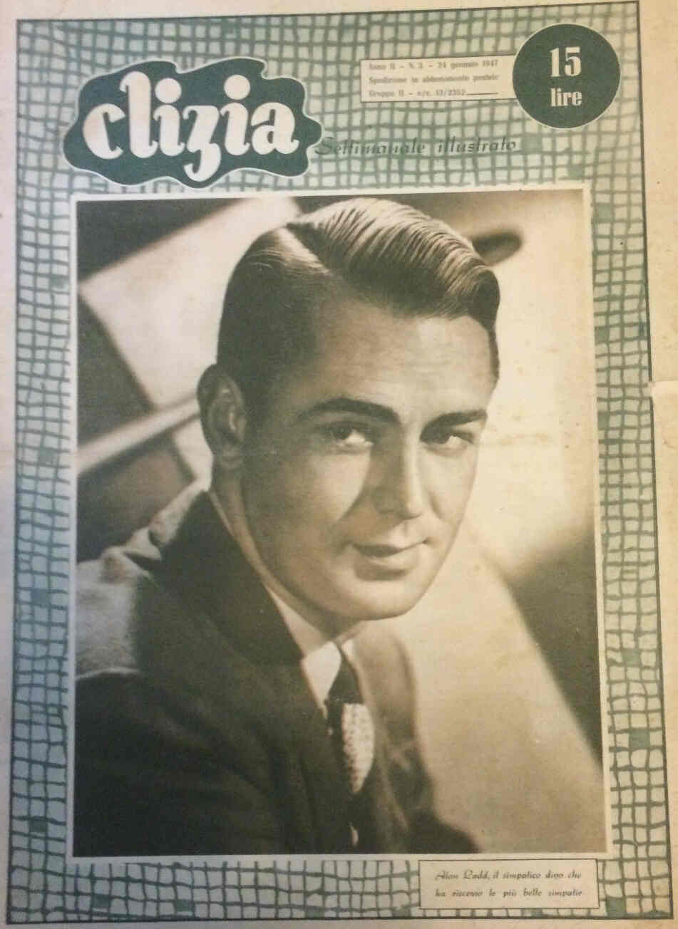 CLIZIA magazine side cover Issue 3 24 January 1947