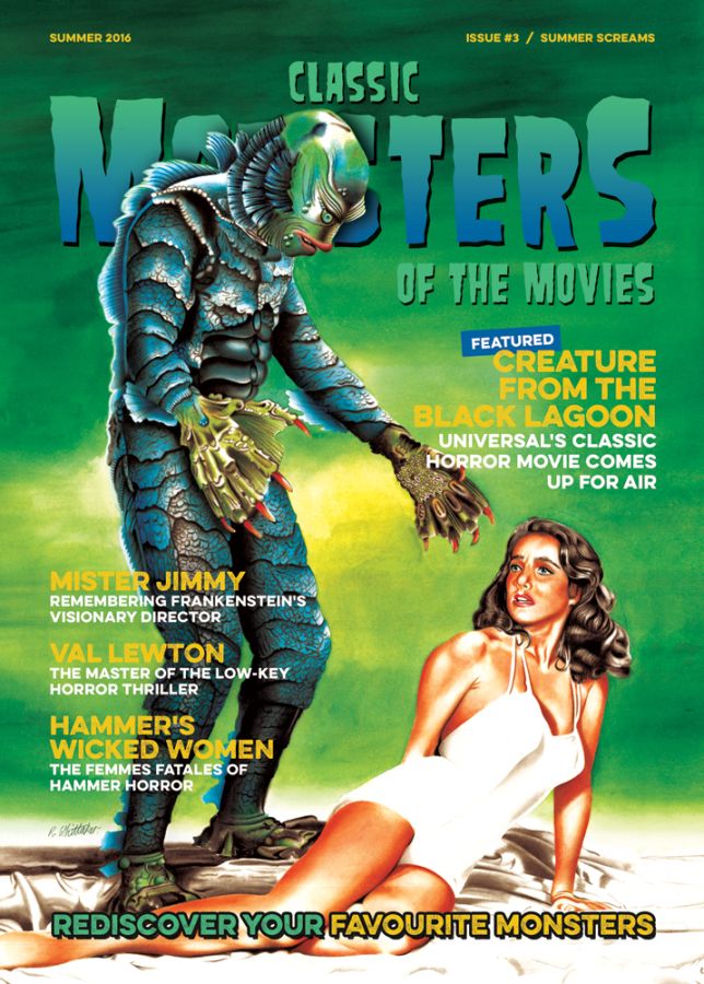CLASSIC MONSTERS OF THE MOVIES magazine side cover Issue 3 Summer 2016