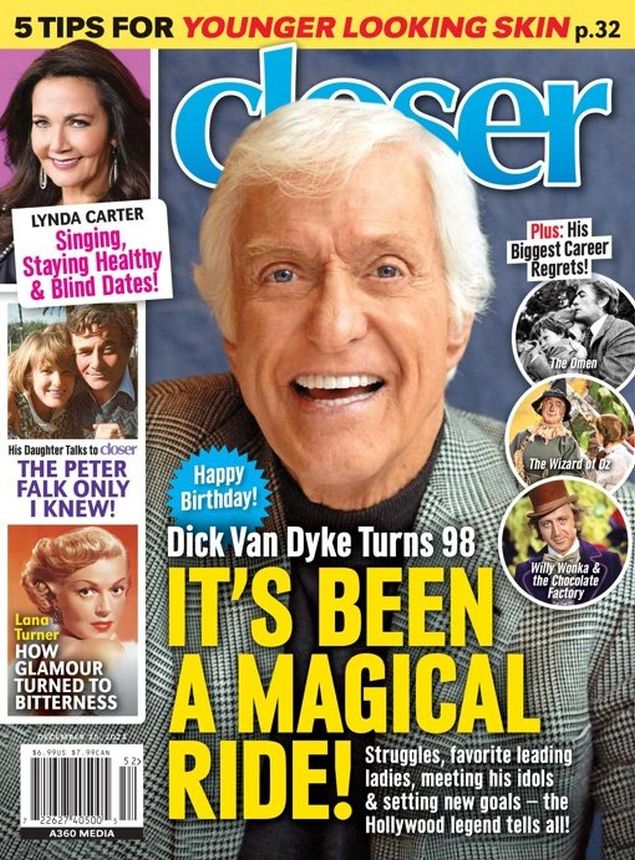 CLOSER WEEKLY magazine side cover 25 December 2023