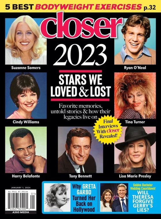 CLOSER WEEKLY magazine side cover 1 January 2024