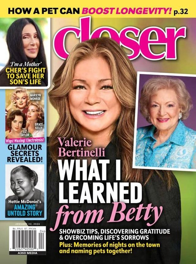 CLOSER WEEKLY magazine side cover 22 January 2024