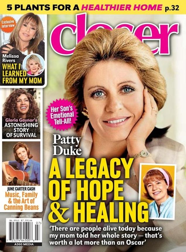 CLOSER WEEKLY magazine side cover 12 February 2024