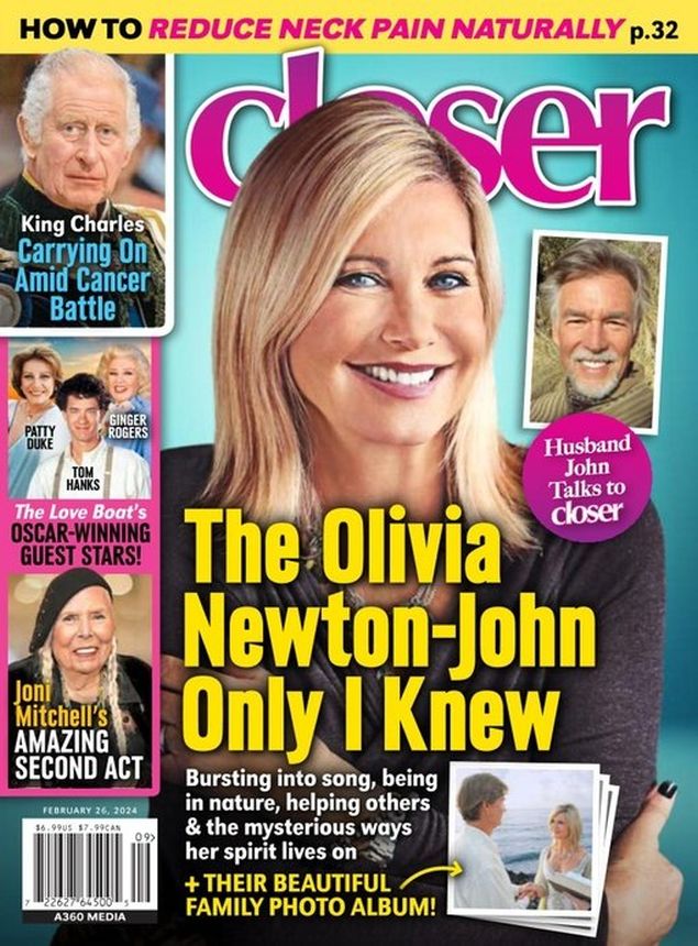 CLOSER WEEKLY magazine side cover 26 February 2024
