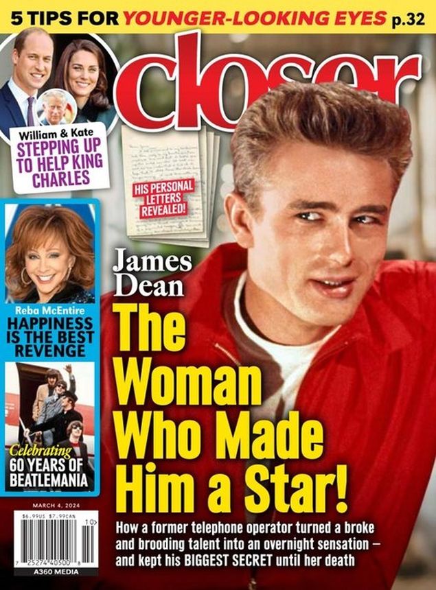 CLOSER WEEKLY magazine side cover 4 March 2024