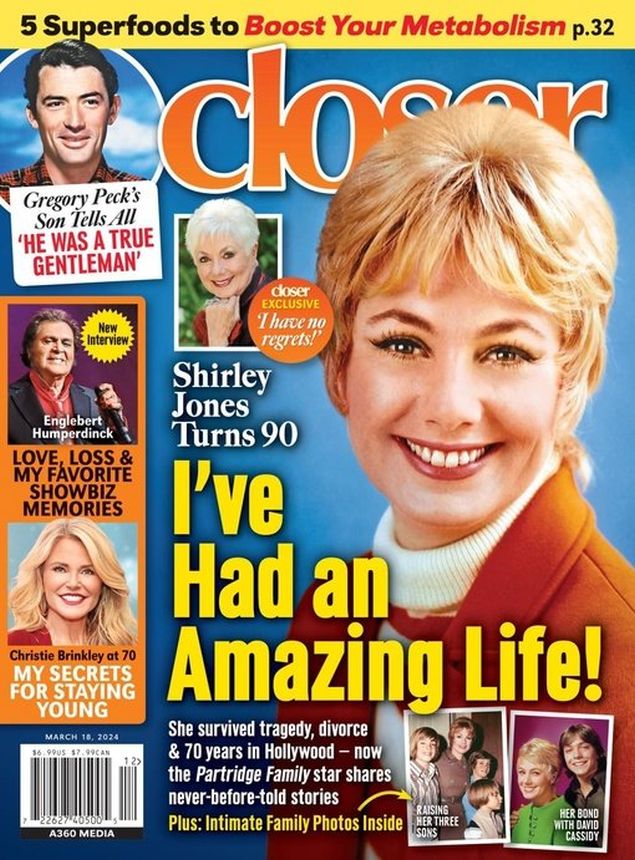 CLOSER WEEKLY magazine side cover 18 March 2024