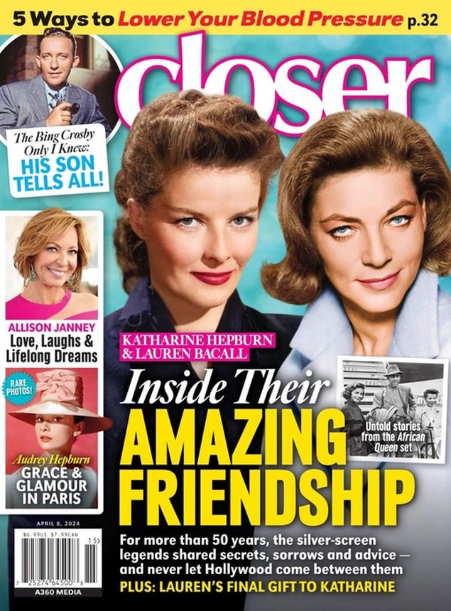 CLOSER WEEKLY magazine side cover 8 April 2024