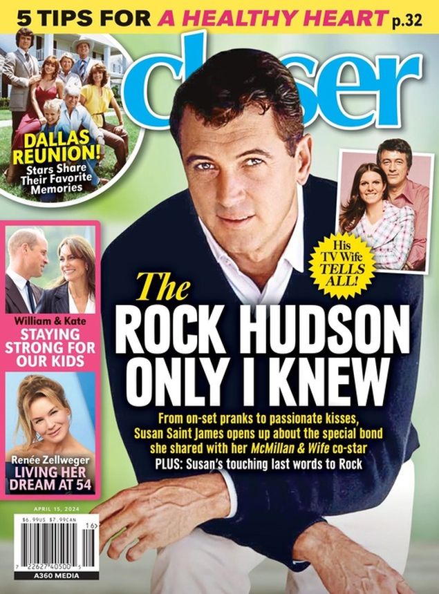 CLOSER WEEKLY magazine side cover 15 April 2024