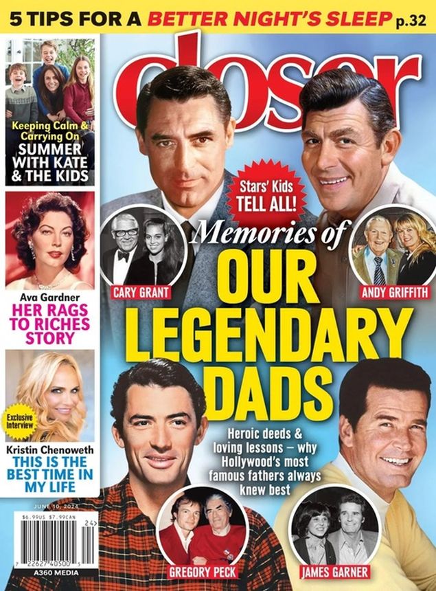 CLOSER WEEKLY magazine side cover 10 June 2024