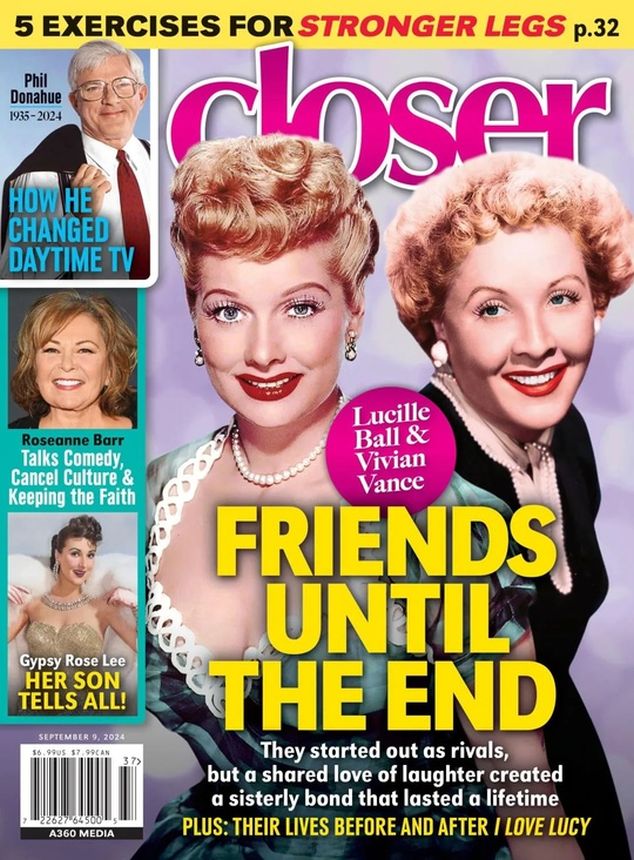 CLOSER WEEKLY magazine side cover 9 September 2024