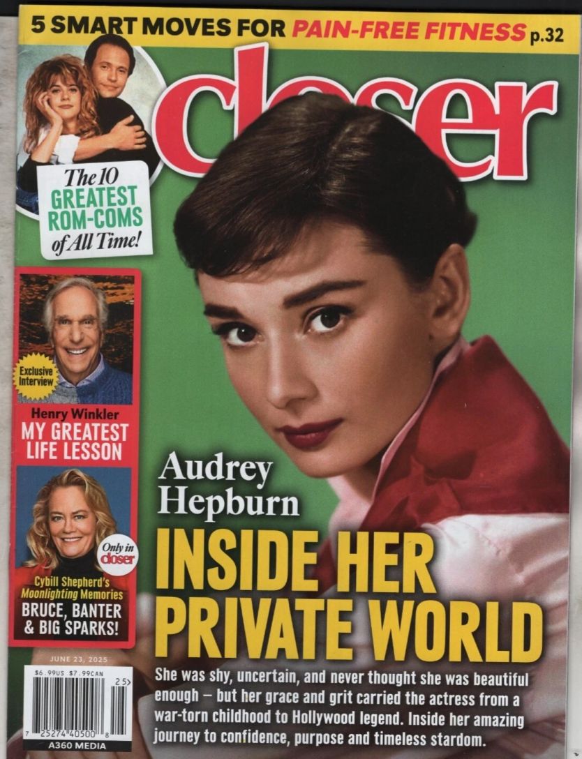 CLOSER WEEKLY magazine side cover 23 June 2025