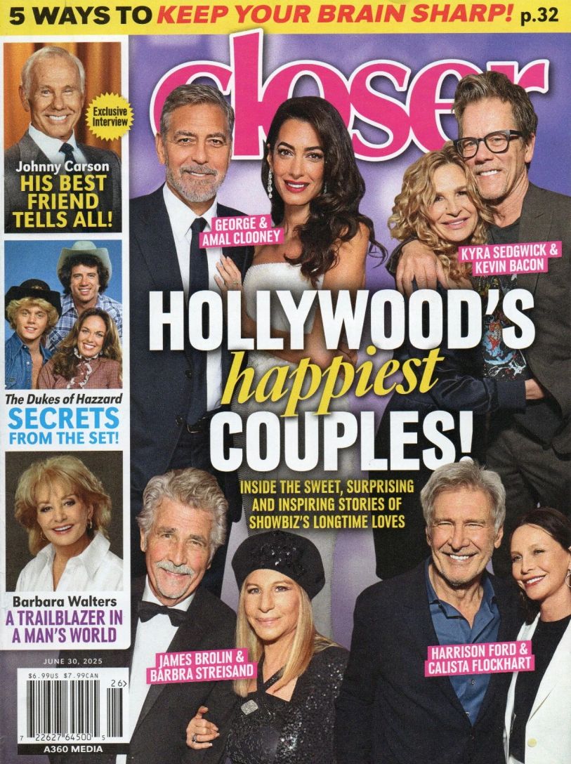 CLOSER WEEKLY magazine side cover 30 June 2025