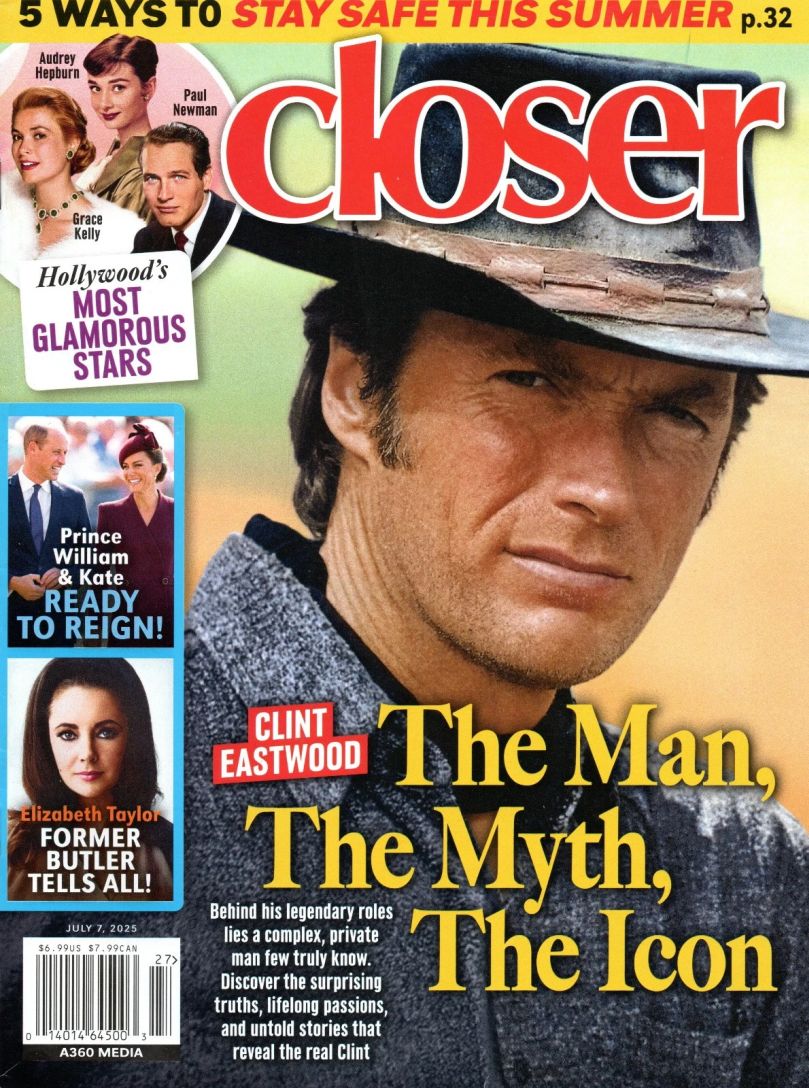 CLOSER WEEKLY magazine side cover 7 July 2025