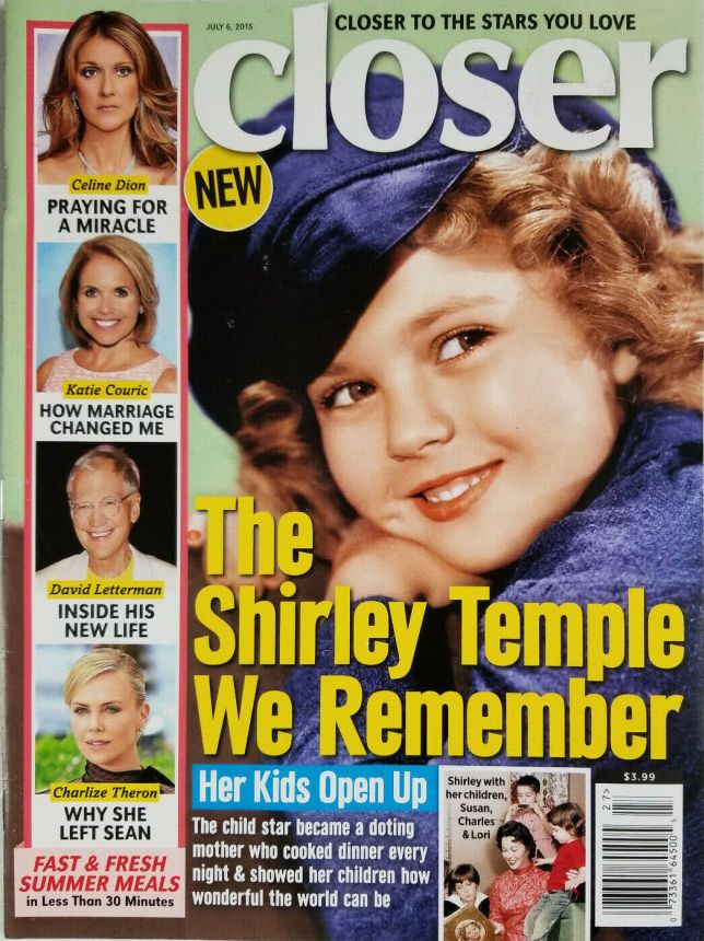 CLOSER WEEKLY magazine side cover 6 July 2015