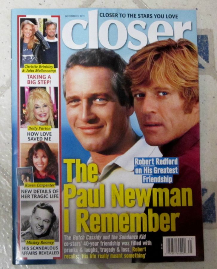 CLOSER WEEKLY magazine side cover 9 November 2015