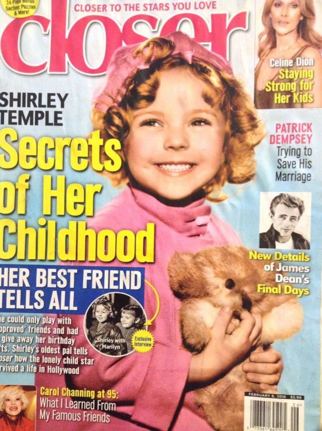 CLOSER WEEKLY magazine side cover 8 February 2016