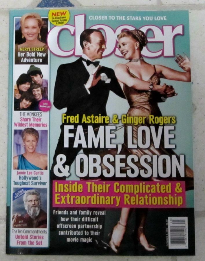 CLOSER WEEKLY magazine side cover 3 October 2016