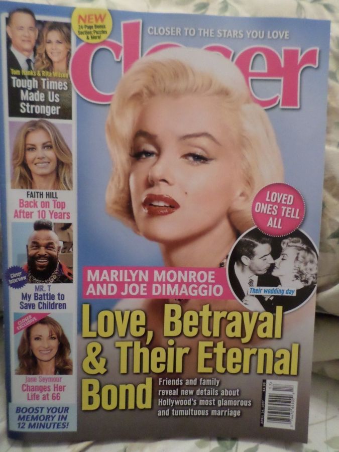 CLOSER WEEKLY magazine side cover 24 April 2017