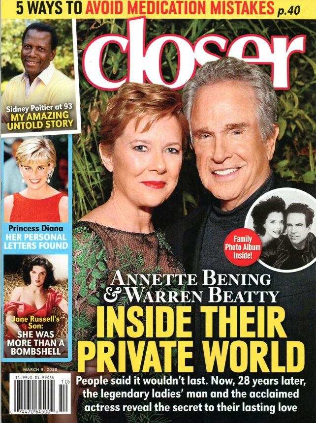 CLOSER WEEKLY magazine side cover 9 March 2020