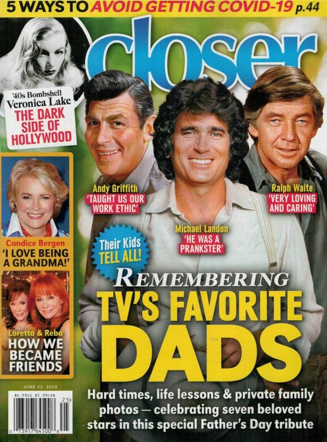 CLOSER WEEKLY magazine side cover 22 June 2020