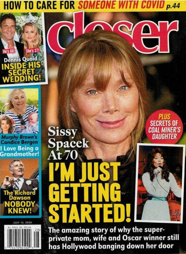 CLOSER WEEKLY magazine side cover 13 July 2020