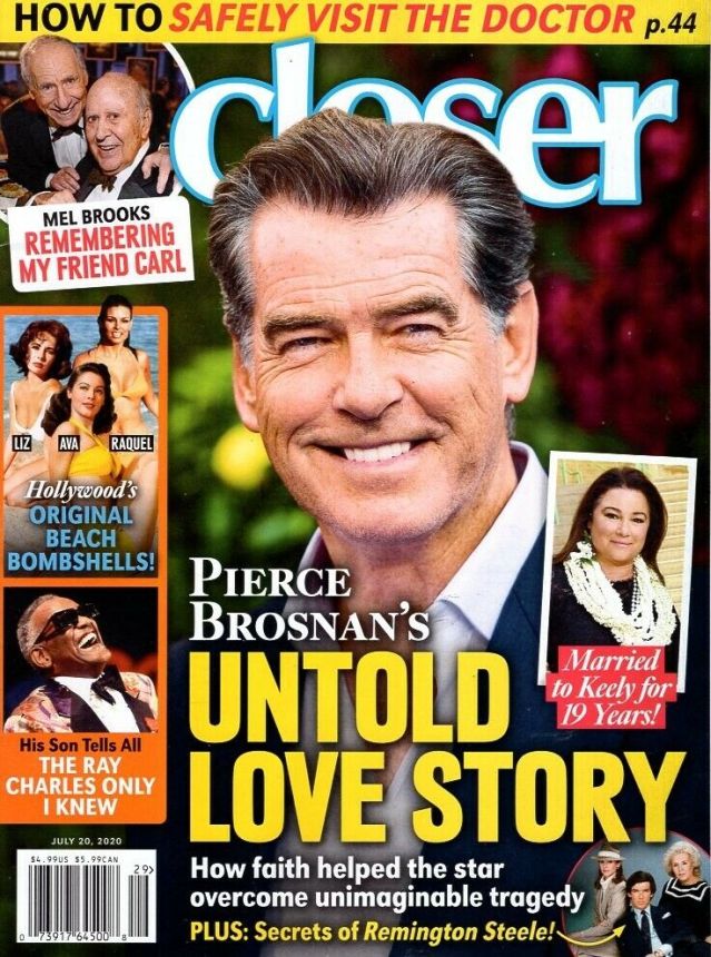 CLOSER WEEKLY magazine side cover 20 July 2020