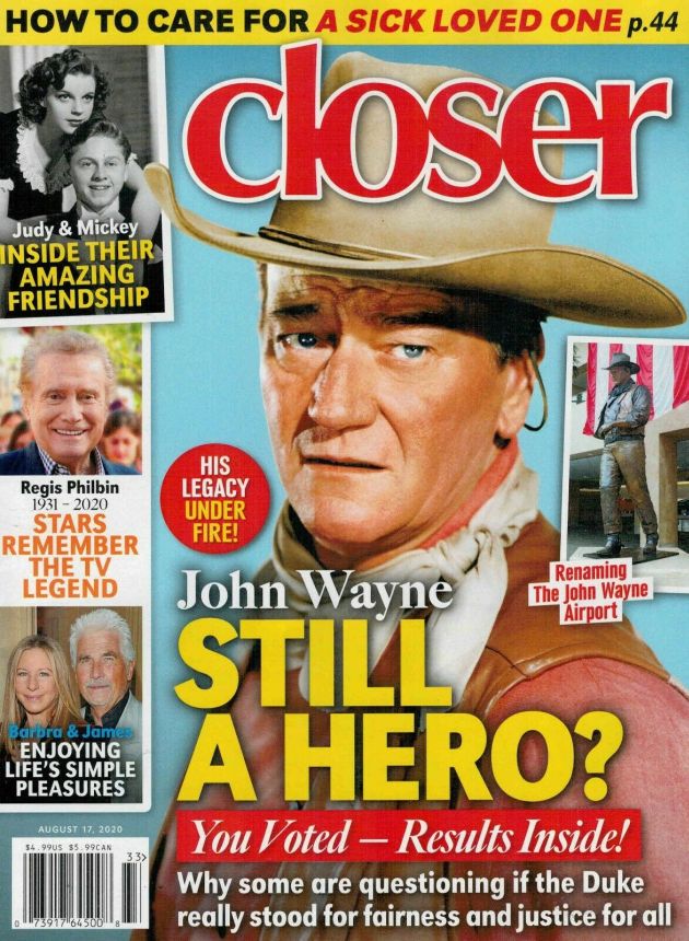 CLOSER WEEKLY magazine side cover 17 August 2020