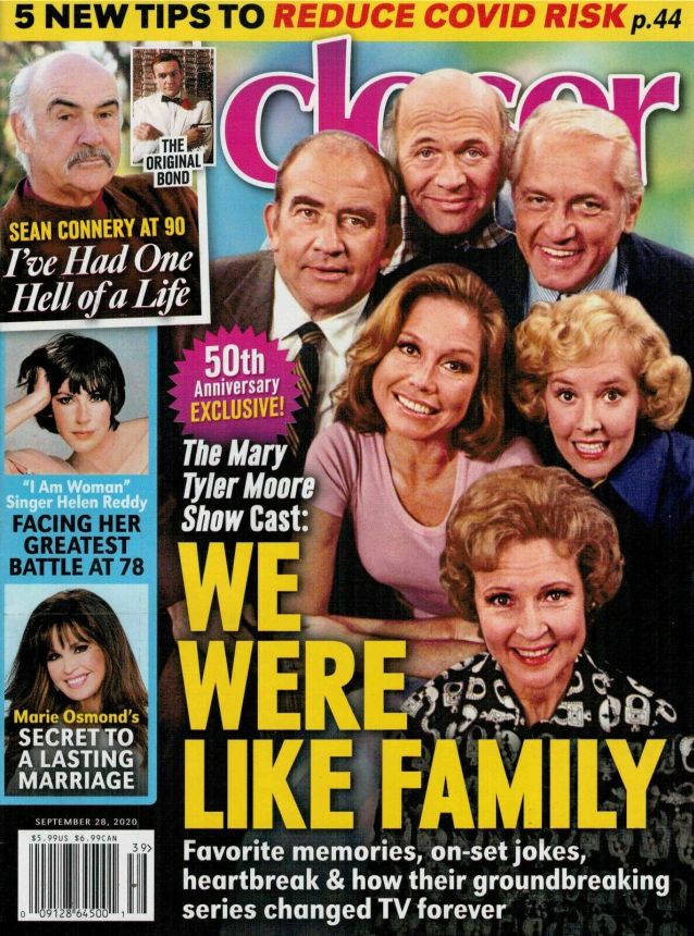 CLOSER WEEKLY magazine side cover 28 September 2020