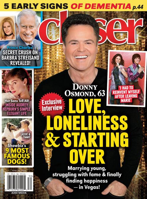 CLOSER WEEKLY magazine side cover 26 July 2021