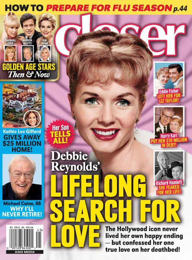 CLOSER WEEKLY magazine side cover 8 November 2021