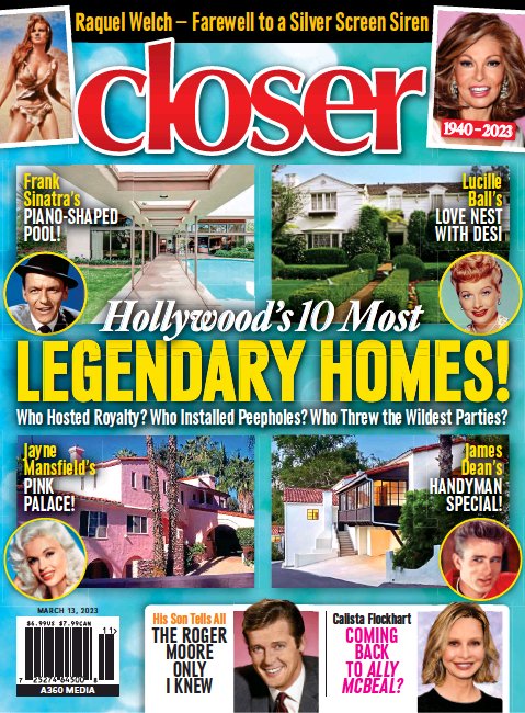 CLOSER WEEKLY magazine side cover 13 March 2023