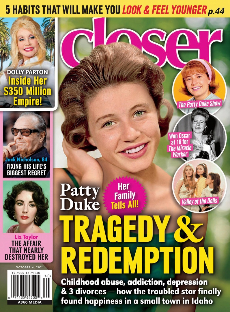 CLOSER WEEKLY magazine side cover 4 October 2021