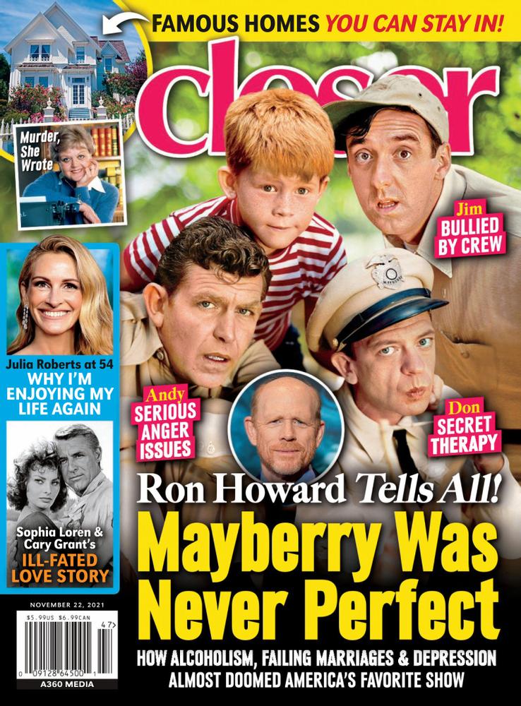 CLOSER WEEKLY magazine side cover 22 November 2021