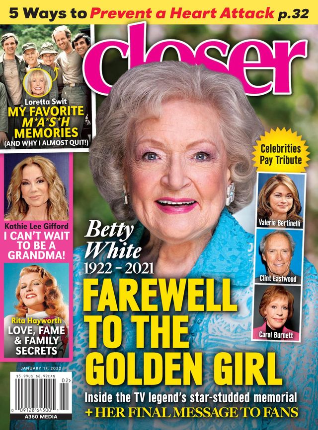 CLOSER WEEKLY magazine side cover 17 January 2022