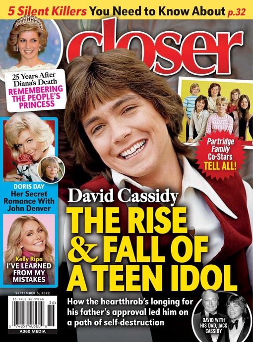CLOSER WEEKLY magazine side cover 5 September 2022