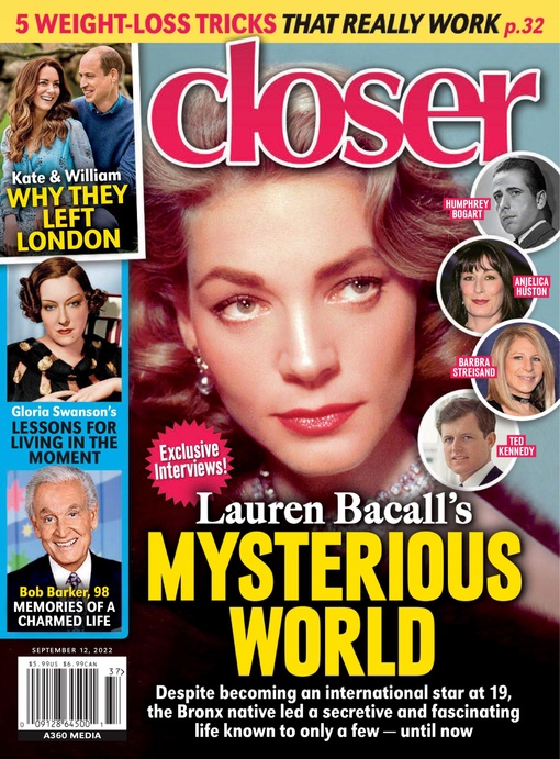 CLOSER WEEKLY magazine side cover 12 September 2022