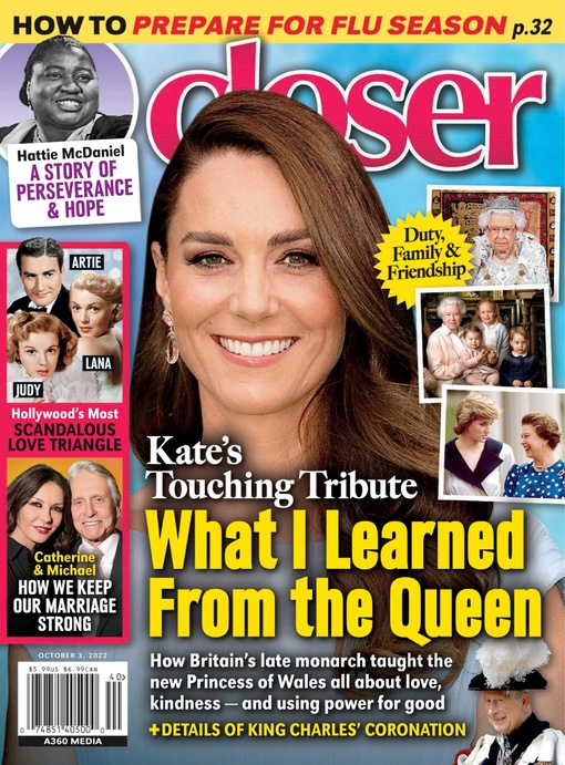CLOSER WEEKLY magazine side cover 3 October 2022