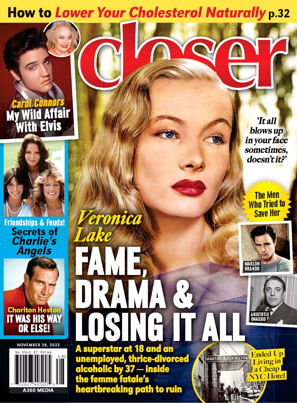 CLOSER WEEKLY magazine side cover 28 November 2022