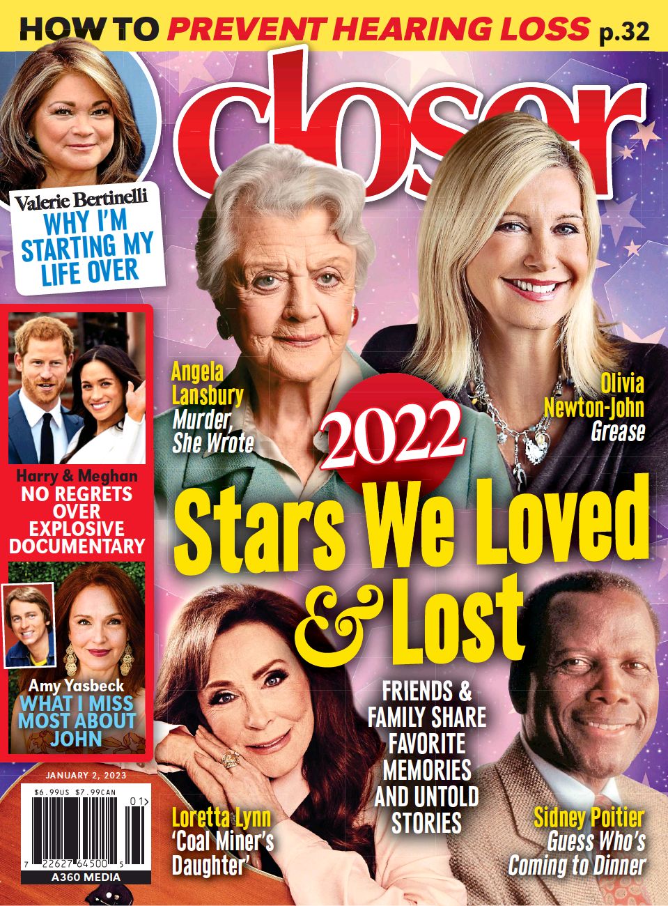 CLOSER WEEKLY magazine side cover 2 January 2023