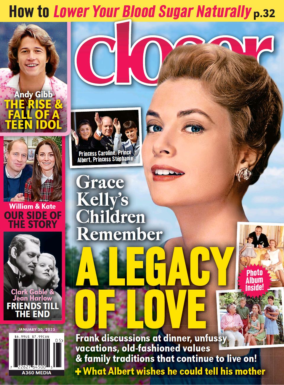 CLOSER WEEKLY magazine side cover 30 January 2023
