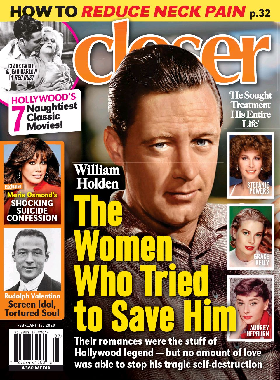 CLOSER WEEKLY magazine side cover 13 February 2023