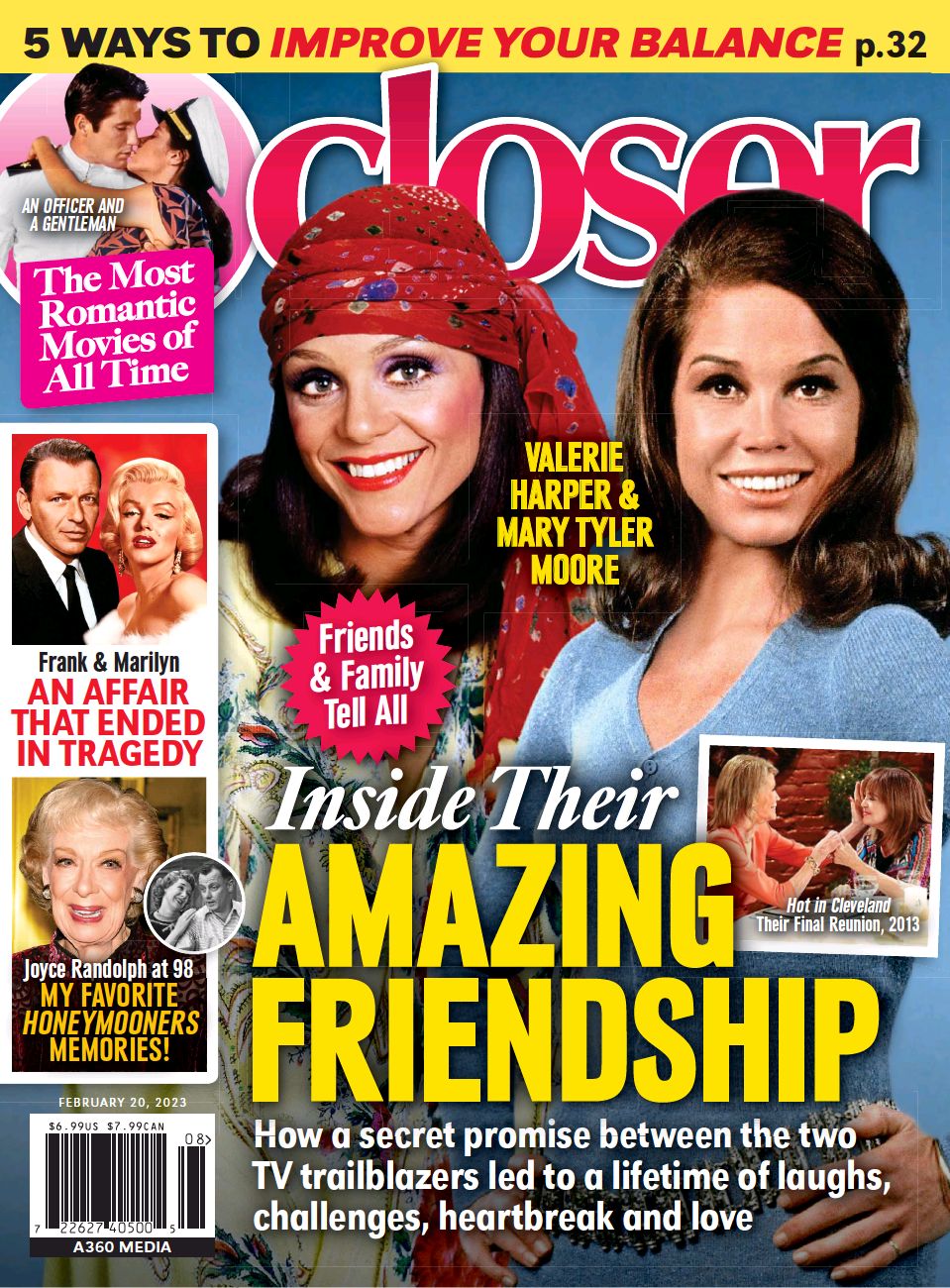 CLOSER WEEKLY magazine side cover 20 February 2023