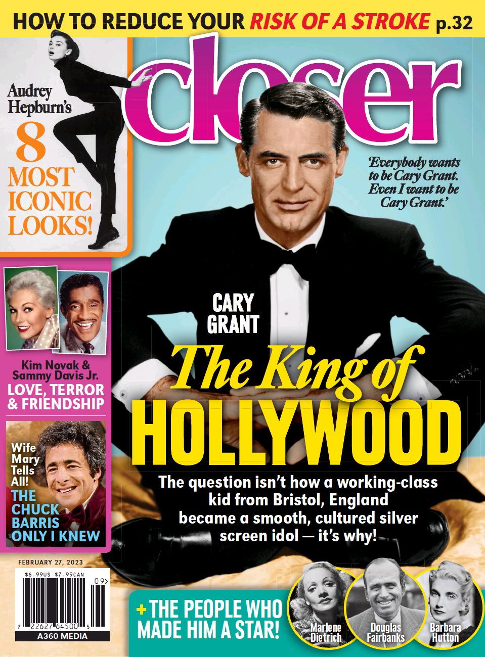 CLOSER WEEKLY magazine side cover 27 February 2023