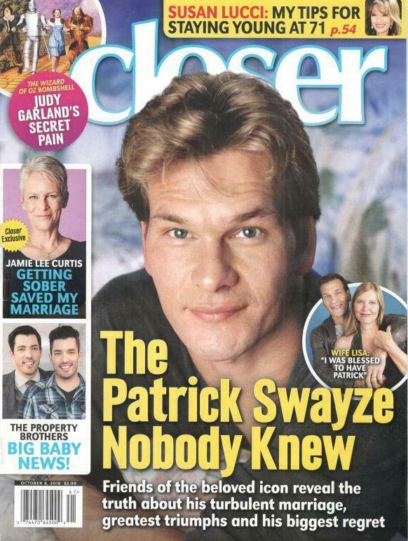 CLOSER WEEKLY magazine side cover 8 October 2018