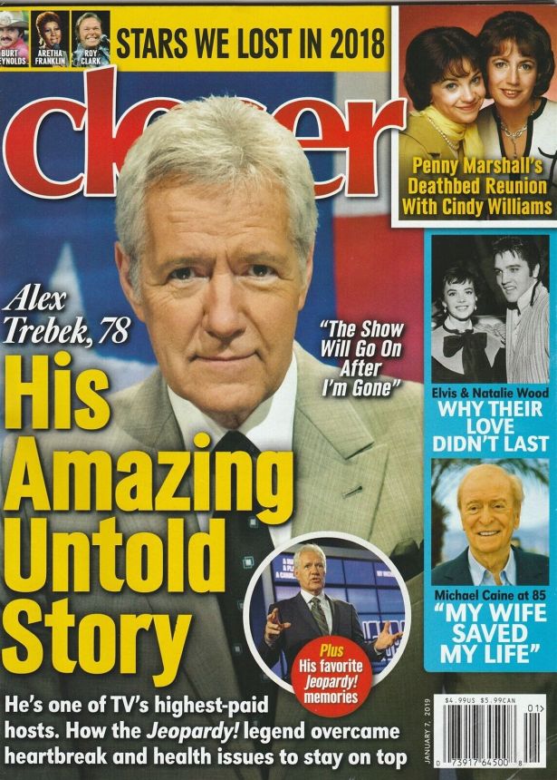 CLOSER WEEKLY magazine side cover 7 January 2019