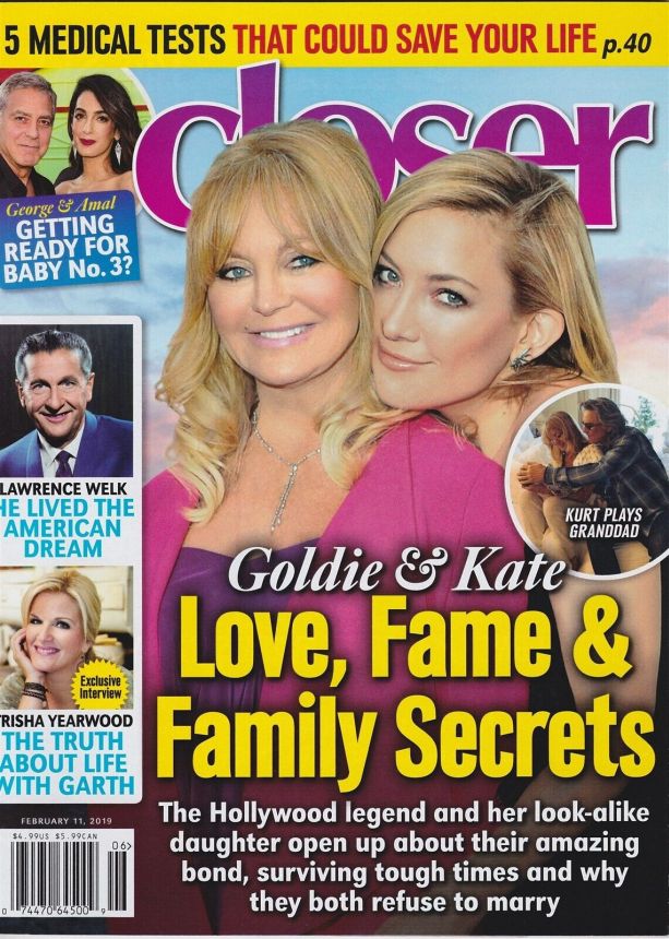CLOSER WEEKLY magazine side cover 11 February 2019