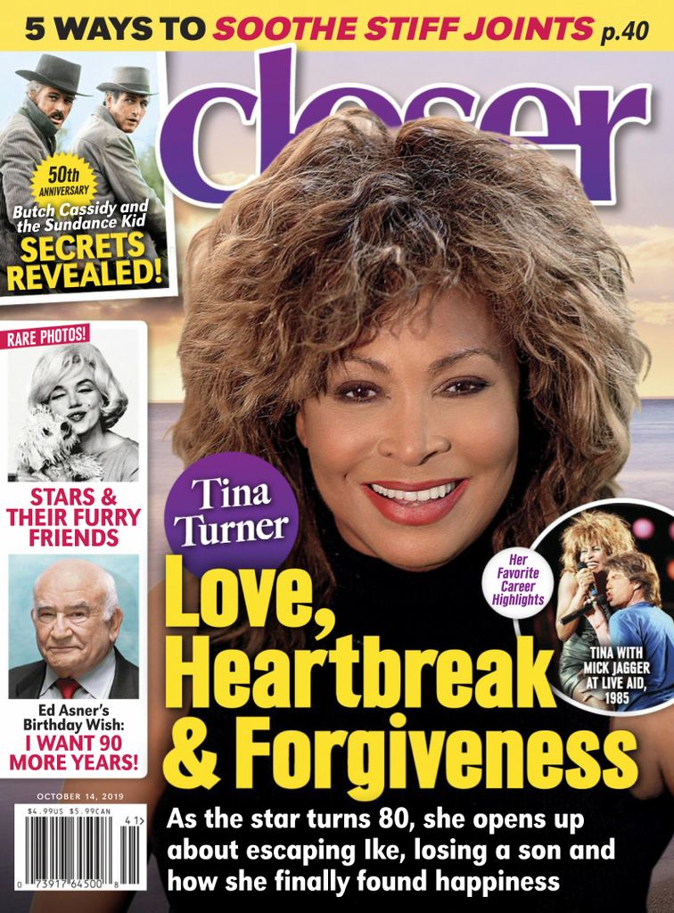 CLOSER WEEKLY magazine side cover 14 October 2019