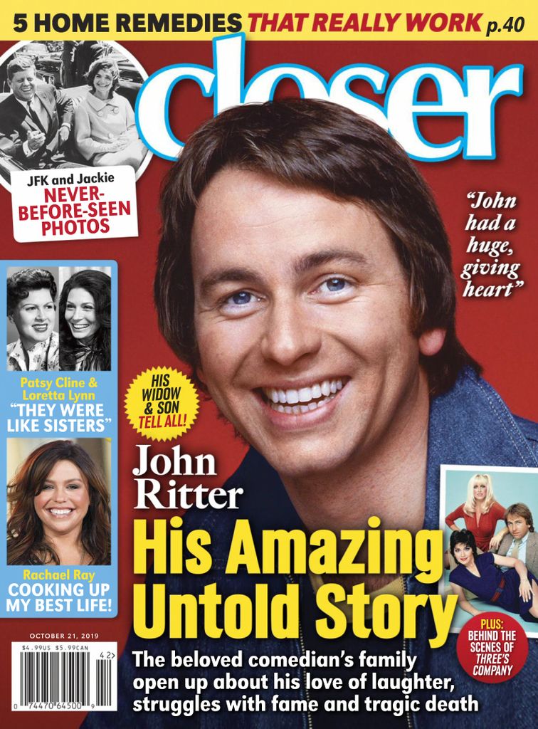 CLOSER WEEKLY magazine side cover 21 October 2019