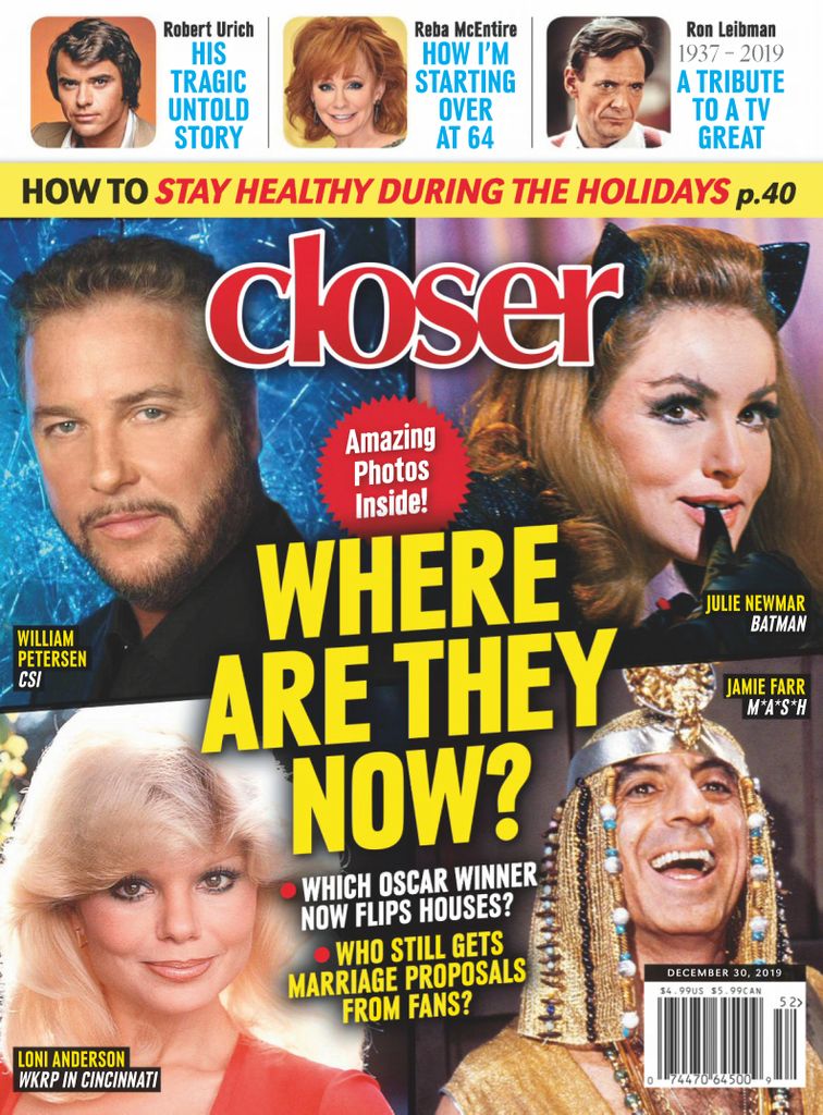 CLOSER WEEKLY magazine side cover 30 December 2019